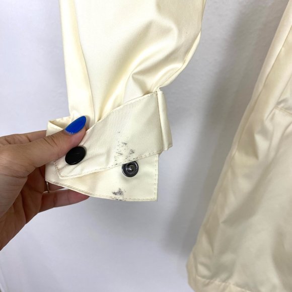 Nike Sportswear Windrunner Trench Coat Parka Rain Jacket Off White XS - Picture 8 of 12